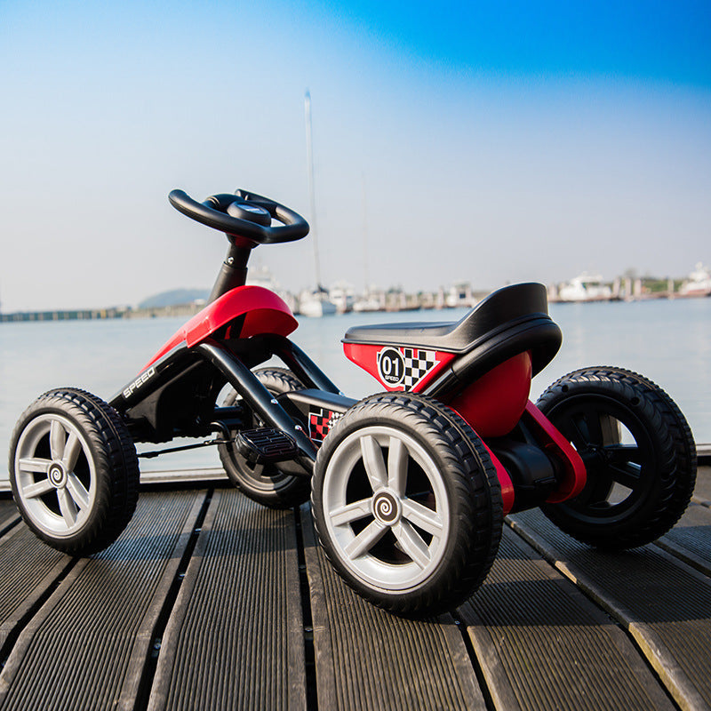 Children's Go-kart Four-Wheel Pedal Exercise Fitness