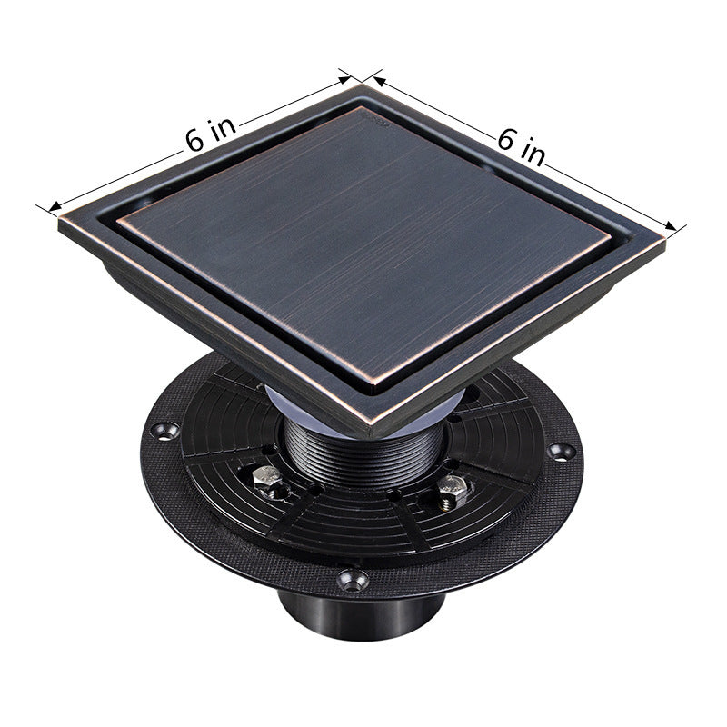 304 Stainless Steel Floor Drain Invisible Bathroom Bathroom Deodorant Yama American Floor Drain