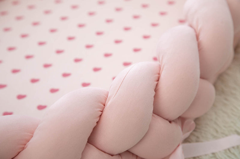 Cotton Woven Folding Portable Crib Is Removable And Washable