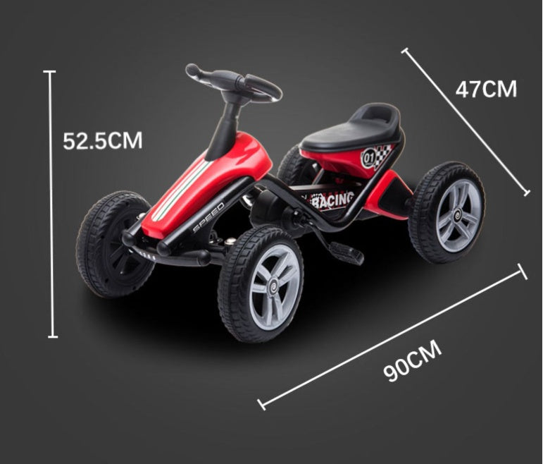 Children's Go-kart Four-Wheel Pedal Exercise Fitness